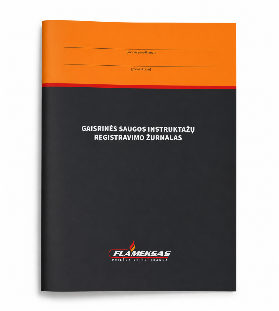 Gaisrinės saugos instruktažų registravimo žurnalas