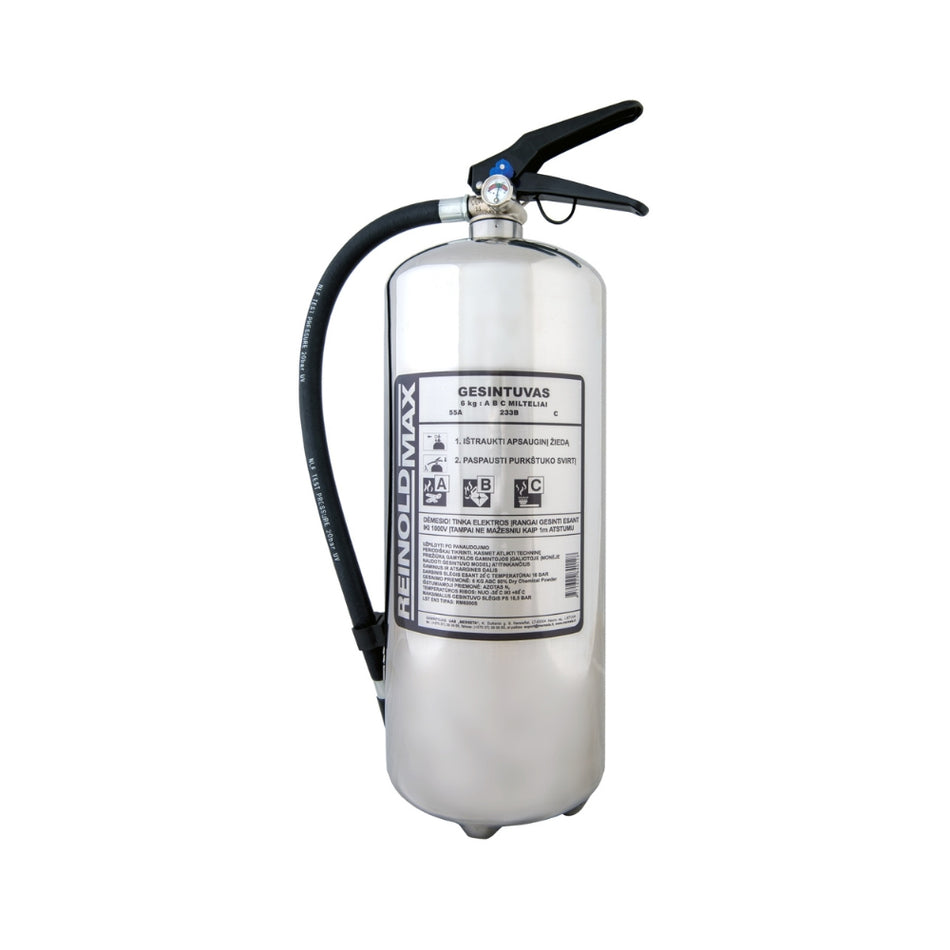 Miltelinis gesintuvas RainoldMax (21A/144B/C) MG-6 Nerūdijančio plieno (6kg)