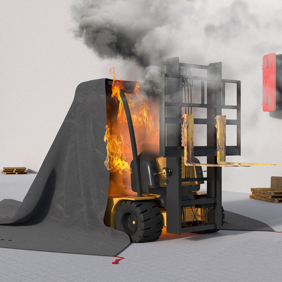 Bridgehill gaisro gesinimo apklotas Forklift Standard (7x7 m)