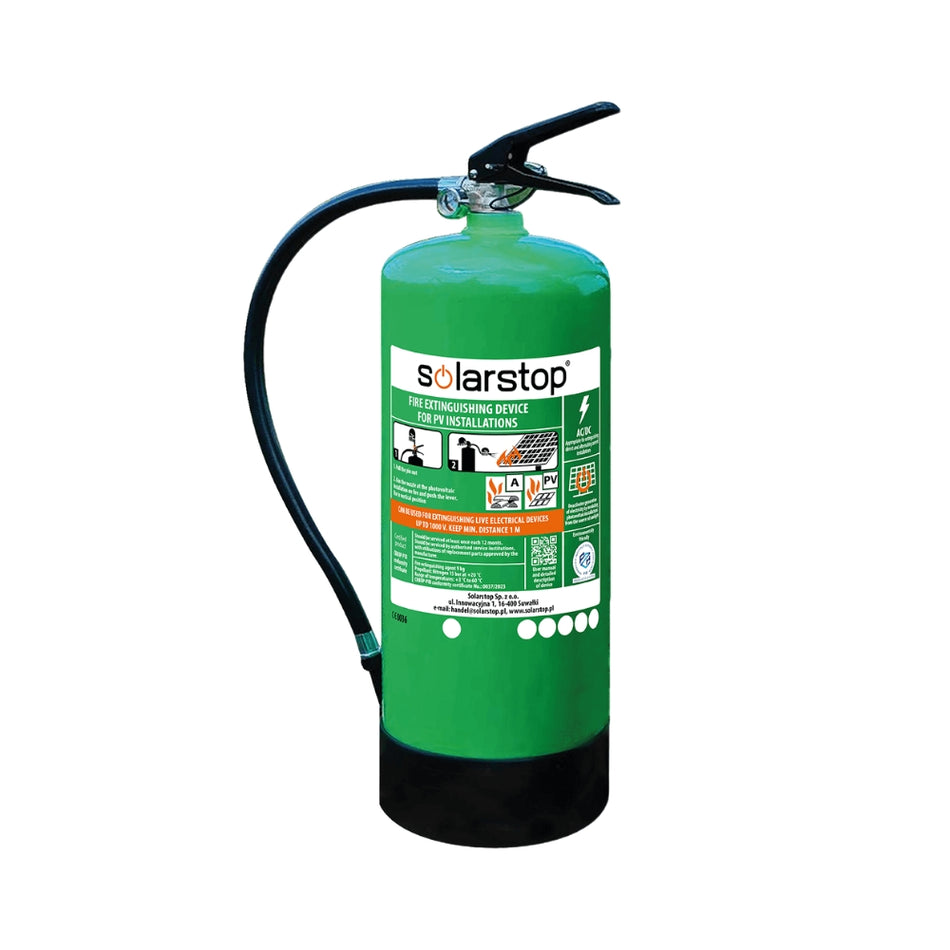 SOLARSTOP gesinimo įrenginys saulės elektrinėms (PV moduliams ir baterijoms), 9 kg